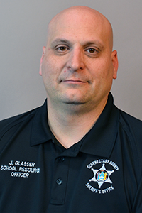 Headshot of Joseph Glasser in his Schenectady Sheriff's uniform.