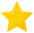Yellow illustrated star.