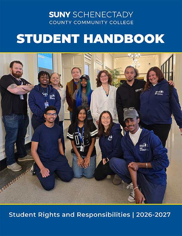 Cover of the 2026-2027 Student Handbook.
