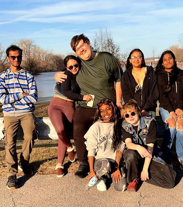 Members of the Criminal Justice Club.