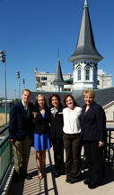 SCCC School of Hotel, Culinary Arts and Tourism students and instructor Kim Williams at the 2015 Kentucky Derby.