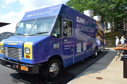 The SUNY Schenectady food truck.