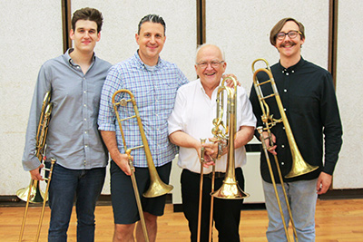 Faculty members of the 2025 Trombone Camp.