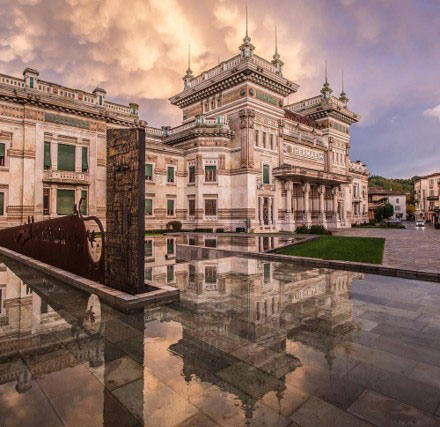 Buildings in Salsomaggiore, Italy