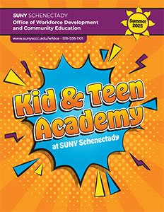 Cover of the Summer 2025 Kid and Teen Academy Course Book.